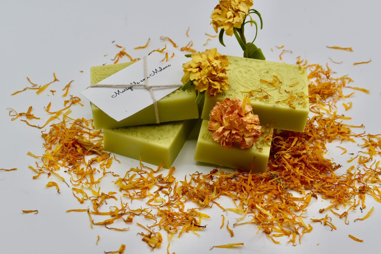 Marigold and Melon Goat Milk Soap